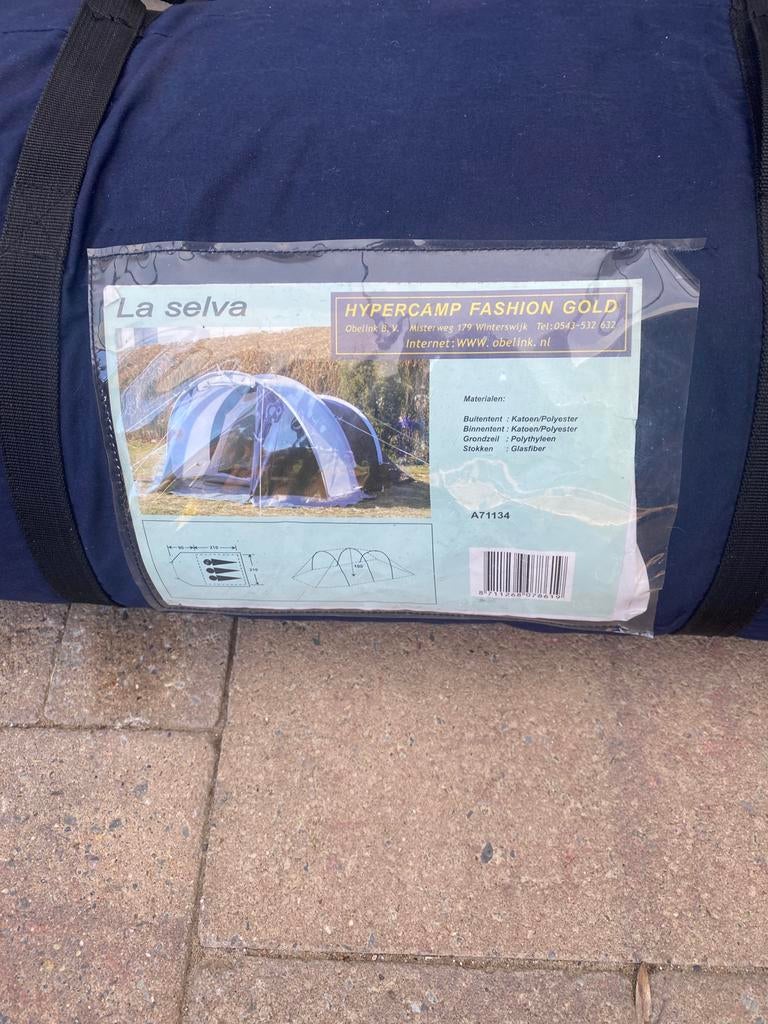 3 persoons tent  merk hypercamp fashion good type la selva, Caravans en Kamperen, Tenten, Ophalen of Verzenden, Zo goed als nieuw