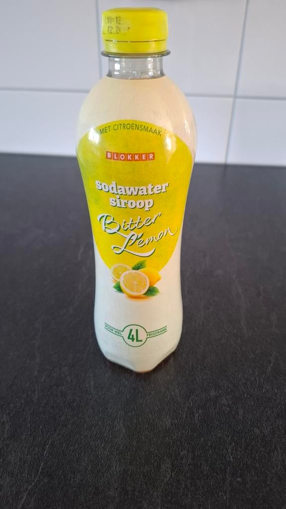 Sodastream siroop, 4 flessen, Ophalen