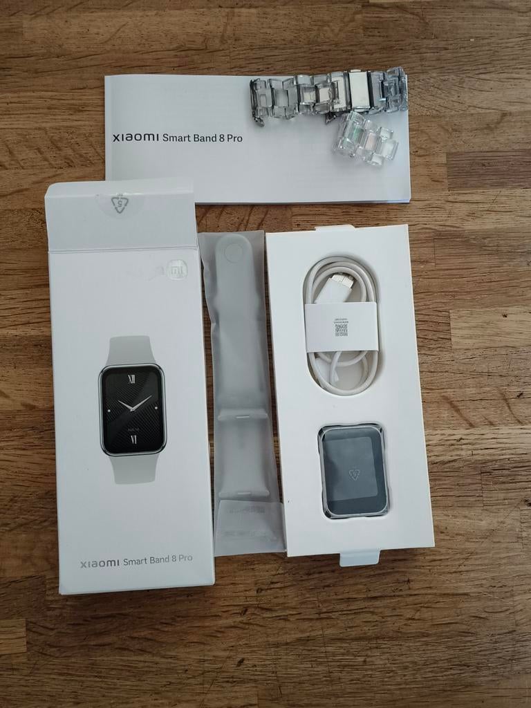 Xiaomi Smart Band 8 Pro with extra band, Ophalen of Verzenden, Zwart, Android