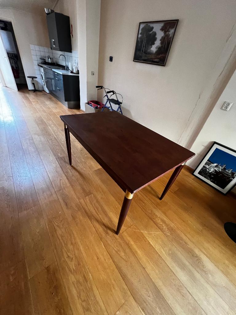 tafel jaren 70, Ophalen, Gebruikt, 100 tot 150 cm, Vintage