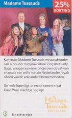 Madame Tussauds Amsterdam 25% kortingsbon, Drie personen of meer, Kortingskaart