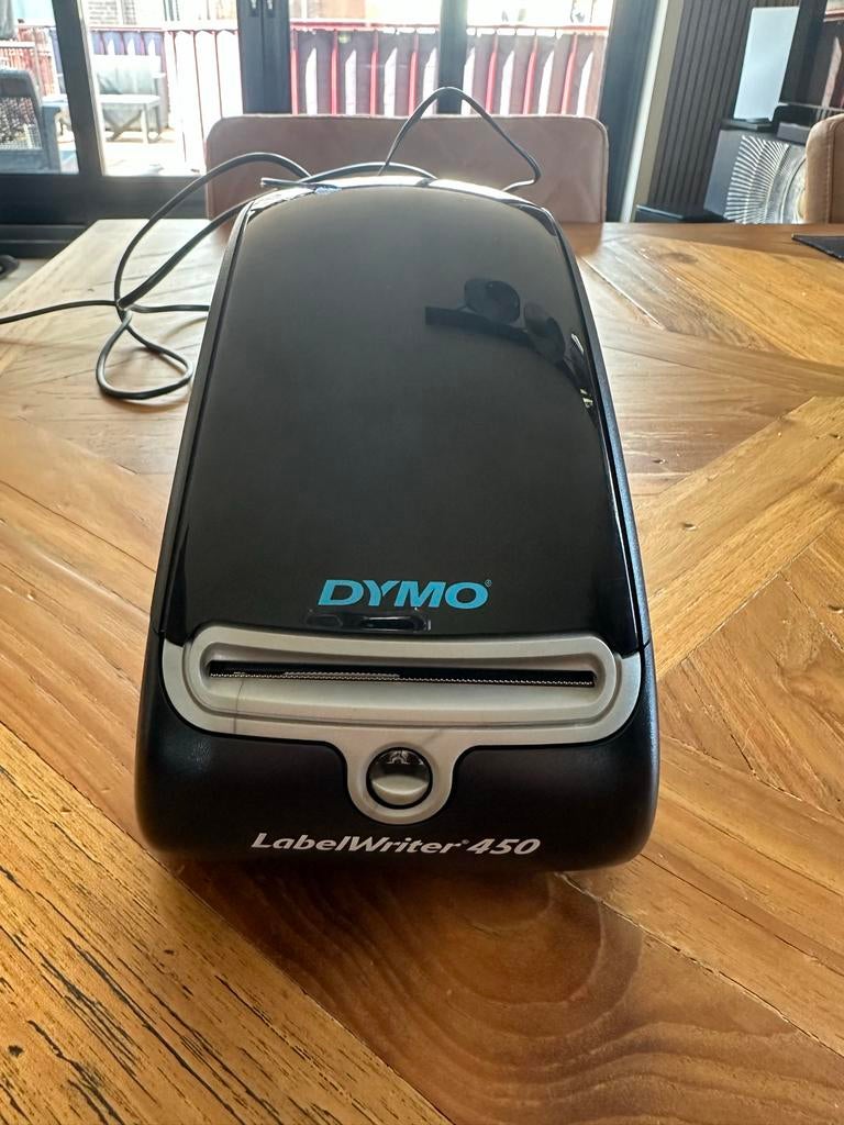 Dymo LabelWriter 450 met 18 rollen adres etiketten, Computers en Software, Zwart-en-wit printen, Gebruikt, Printer, Ophalen of Verzenden