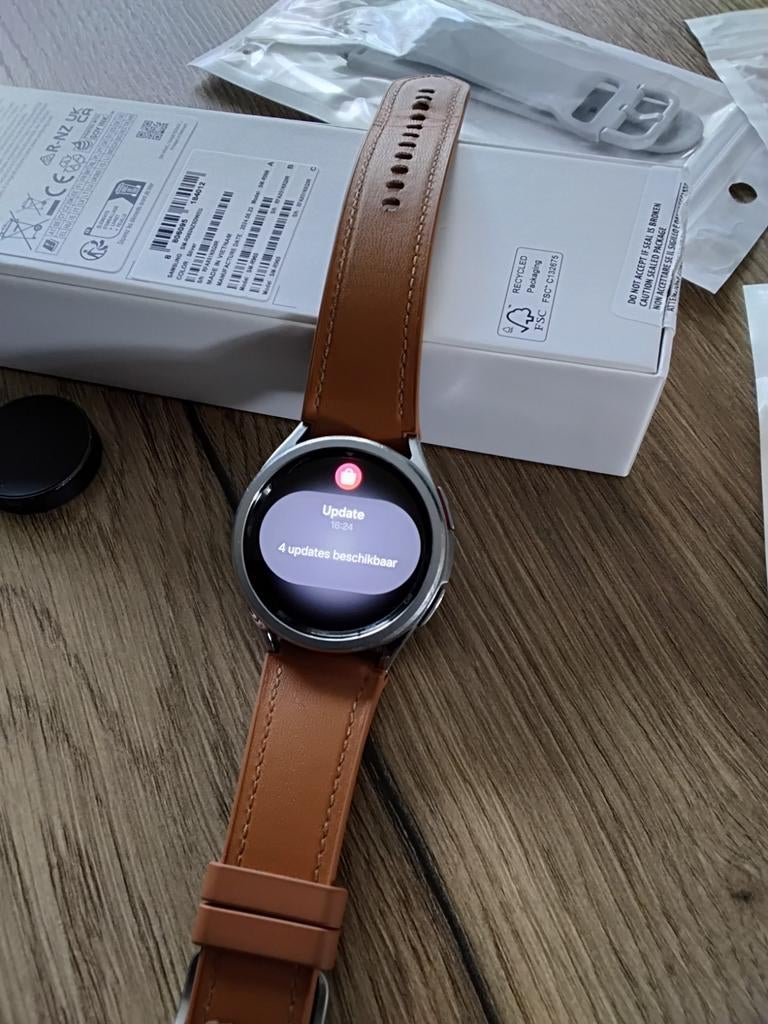 Samsung Galaxy watch 6 classic, Ophalen, Zo goed als nieuw, Zilver, Android