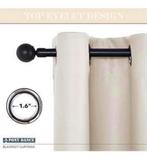 Licht-beige Isolerende thermische gordijnen 140 x 220 set, 100 tot 150 cm, 200 cm of meer, Beige, Nieuw