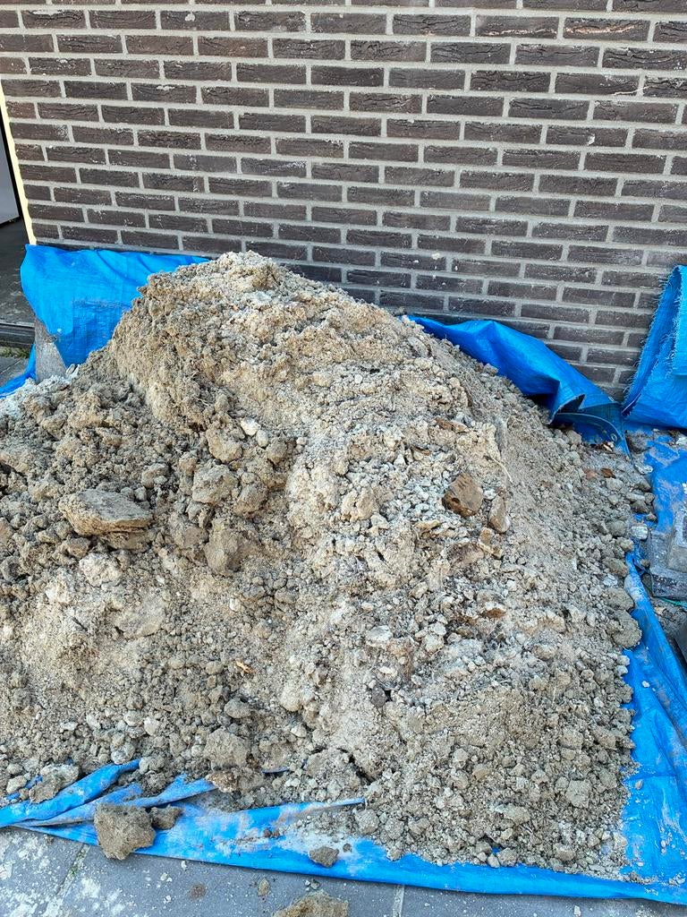 Geel zand, Tuin en Terras, Zand, Ophalen, Gebruikt, Ophoogzand