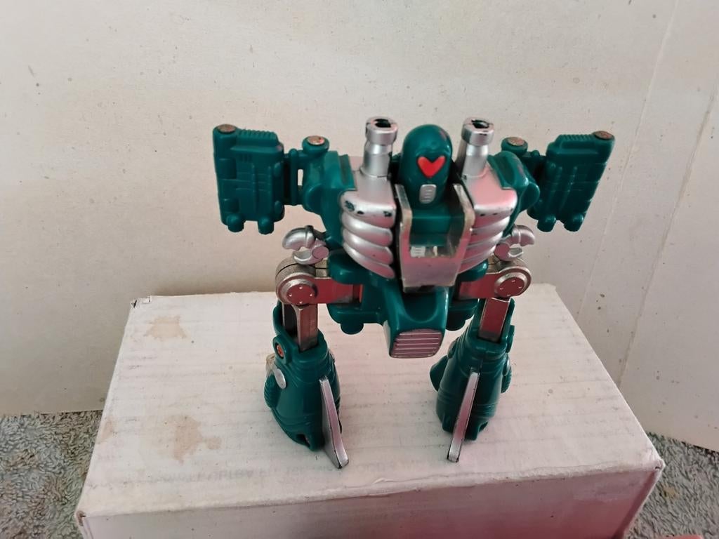 VINTAGE  GOBOTS HEART ATTACK FIGUUR  1986  TONKA, Verzamelen, Transformers, G1, Ophalen of Verzenden
