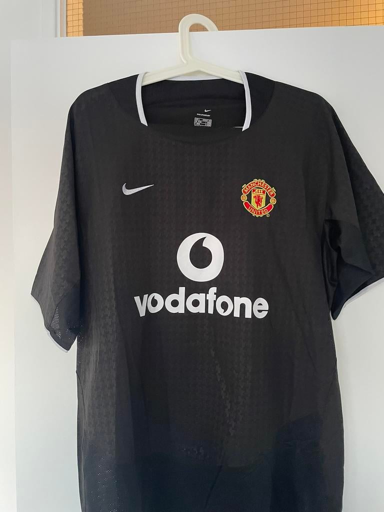 Retro Manchester United Ronaldo Shirt real portugal juventus, Ophalen of Verzenden, Nieuw, Maat 52/54 (L), Zwart