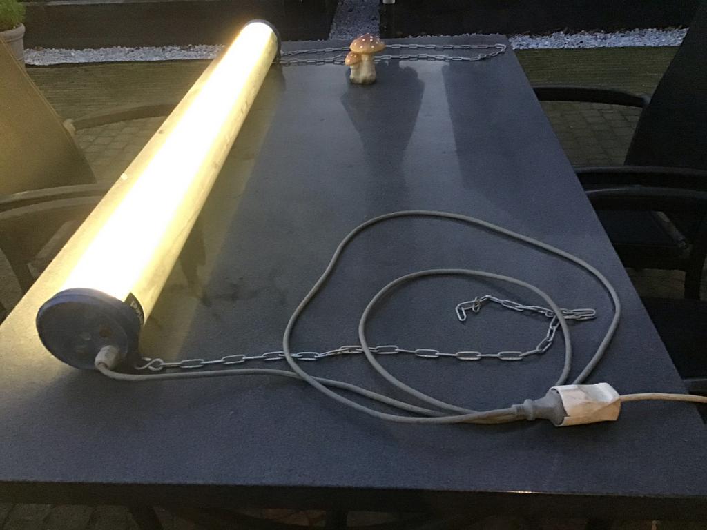 Waterdichte TL armaturen, Ophalen of Verzenden, Gebruikt, Minder dan 50 watt, Armatuur