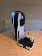 PlayStation 5 825GB incl. headset steelseries arctis nova 5, Ophalen of Verzenden, Zo goed als nieuw, Playstation 5