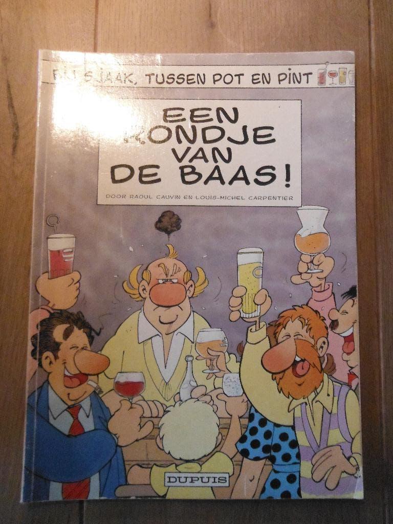 Bij Sjaak, tussen pot en Pint. Een rondje van de baas., Eén stripboek, Ophalen of Verzenden, Gelezen