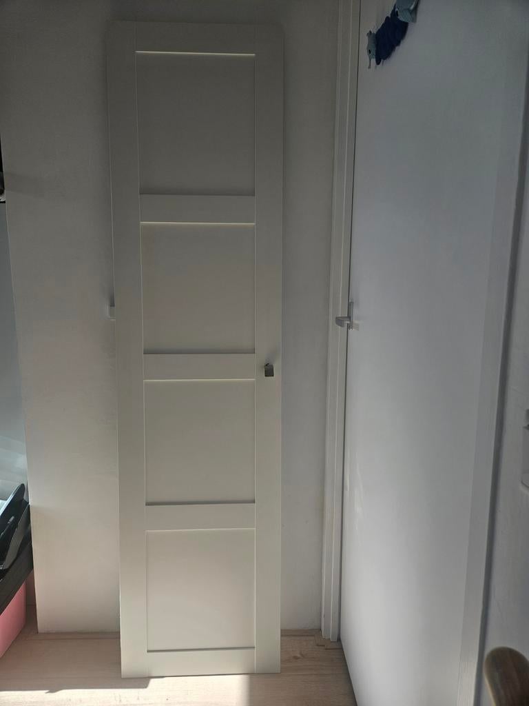 IKEA Bergsbo Deur Wit 50x195 cm, Ophalen, Gebruikt, Minder dan 80 cm, Binnendeur