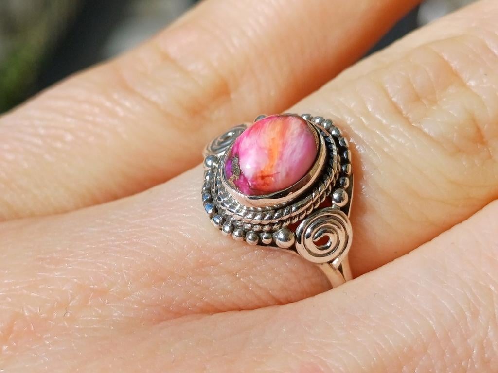 Vanoli 925 zilver ring oester koper turquoise maat 16,75, Daiva1973@hotmail.com, Vanoli, Overige kleuren, Amsterdam