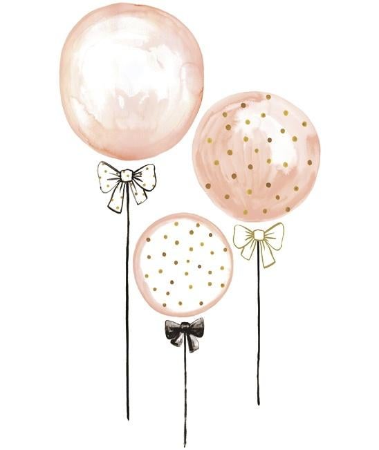 Muursticker Sticker Ballonnen Romantisch Lilipinso, Nieuw, Ophalen of Verzenden, Wanddecoratie, Lilipinso