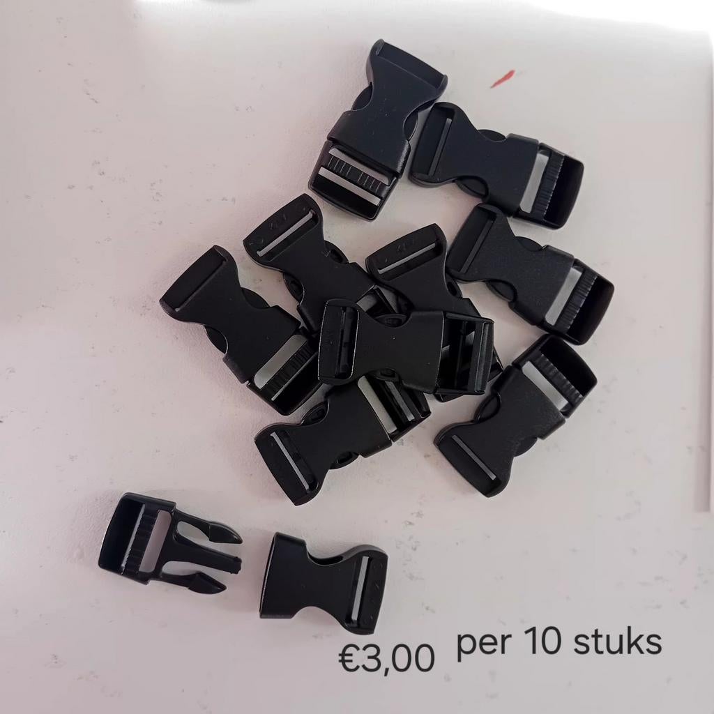 Paracord sluitingen. Nieuw, Ophalen of Verzenden, Nieuw, Zwart