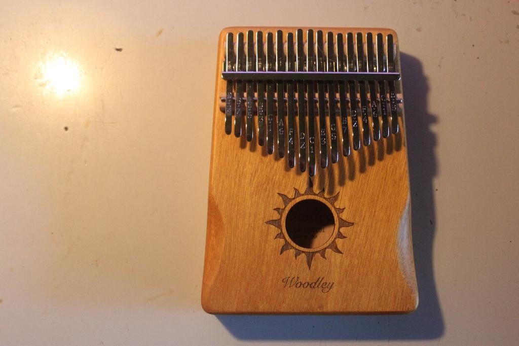 803n - kalimba - woodley, Muziek en Instrumenten, Ophalen of Verzenden, Gebruikt
