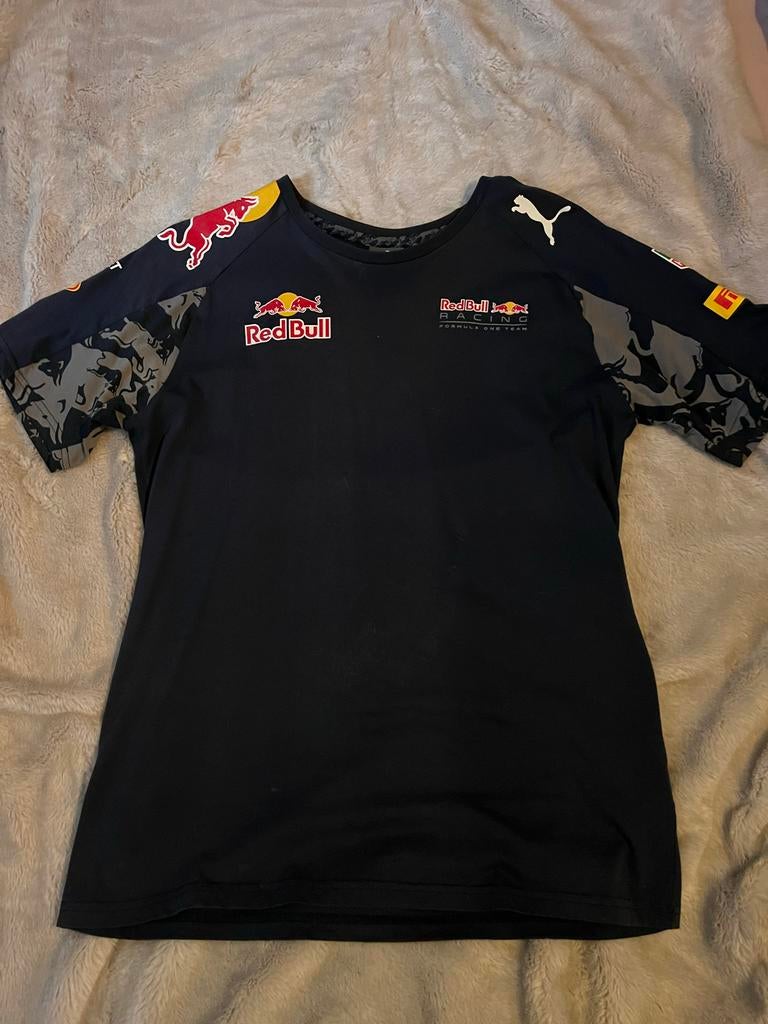 Red Bull Racing T-shirt Heren Maat M - Goede Staat, Ophalen of Verzenden, Gedragen, Maat 48/50 (M), Zwart