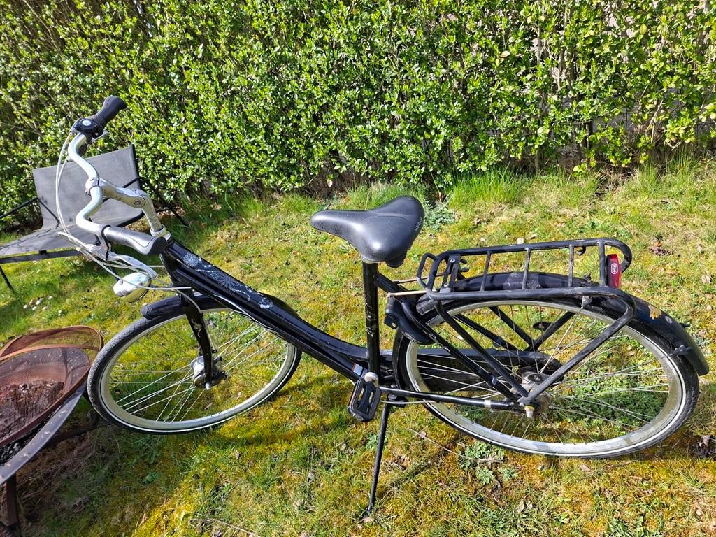 Dames fiets, Fietsen en Brommers, Fietsen | Dames | Damesfietsen, 53 tot 56 cm, Versnellingen, Zo goed als nieuw, Ophalen