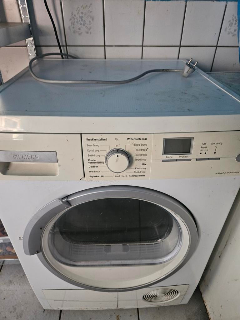 Condens droger zie omschrijving, Ophalen, 6 tot 8 kg, Gebruikt, 85 tot 90 cm