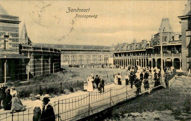Zandvoort - Passageweg, Ophalen of Verzenden, Voor 1920, Gelopen, Noord-Holland