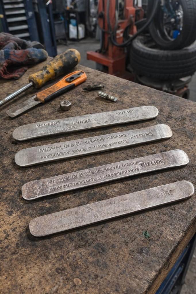 Set 4 vintage Michelin bandenlichters voor de verzamelaar., Verzamelen, Merken en Reclamevoorwerpen, Gebruikt, Gebruiksvoorwerp