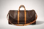 Louis Vuitton Keepall 55 Bandoulière – Vintage, 40 tot 60 cm, 20 tot 30 cm, Bruin, Minder dan 35 cm