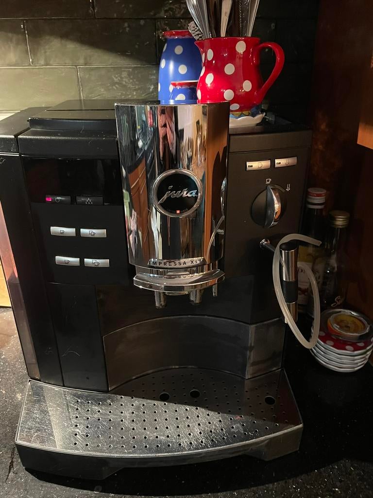 Jura Impressa X9, Ophalen, Zo goed als nieuw, Koffiemachine, Stoompijpje