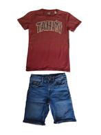 Mooie ZARA jog jeans short straight fit comfort mt 140., Kinderen en Baby's, Kinderkleding | Maat 140, Broek, Verzenden, Zo goed als nieuw