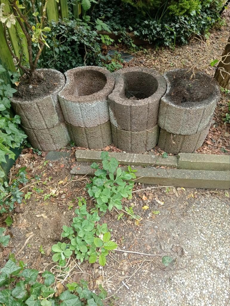 Stapelsteen bakken, Ophalen of Verzenden, Kunststof, Tuin