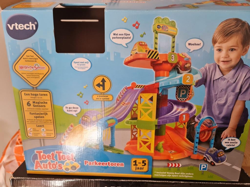 Vtech Toet Toet Auto's Parkeertoren, Ophalen of Verzenden, Zo goed als nieuw, 6 maanden tot 2 jaar
