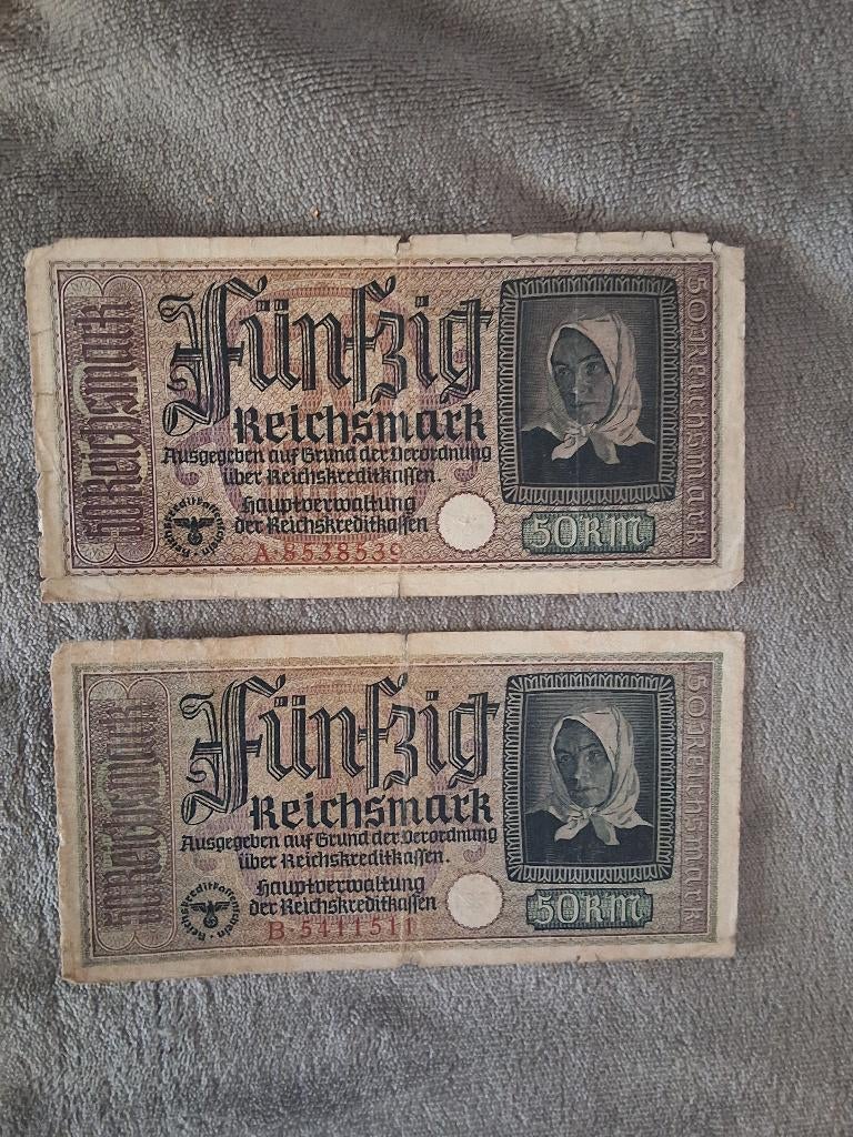 Duits ww2 oorlogsgeld, Ophalen of Verzenden, Overige soorten, Duitsland, Overige typen