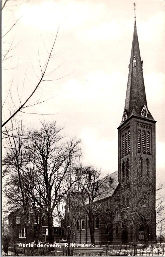 Aarlanderveen ~ R.K. Kerk, Verzenden, 1960 tot 1980, Ongelopen, Zuid-Holland