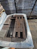 RESTPARTIJ ruim 44m2 nieuw gebakken waaltjes zwart !!!, Keramiek, Klinkers, Nieuw, DeStenenMan
