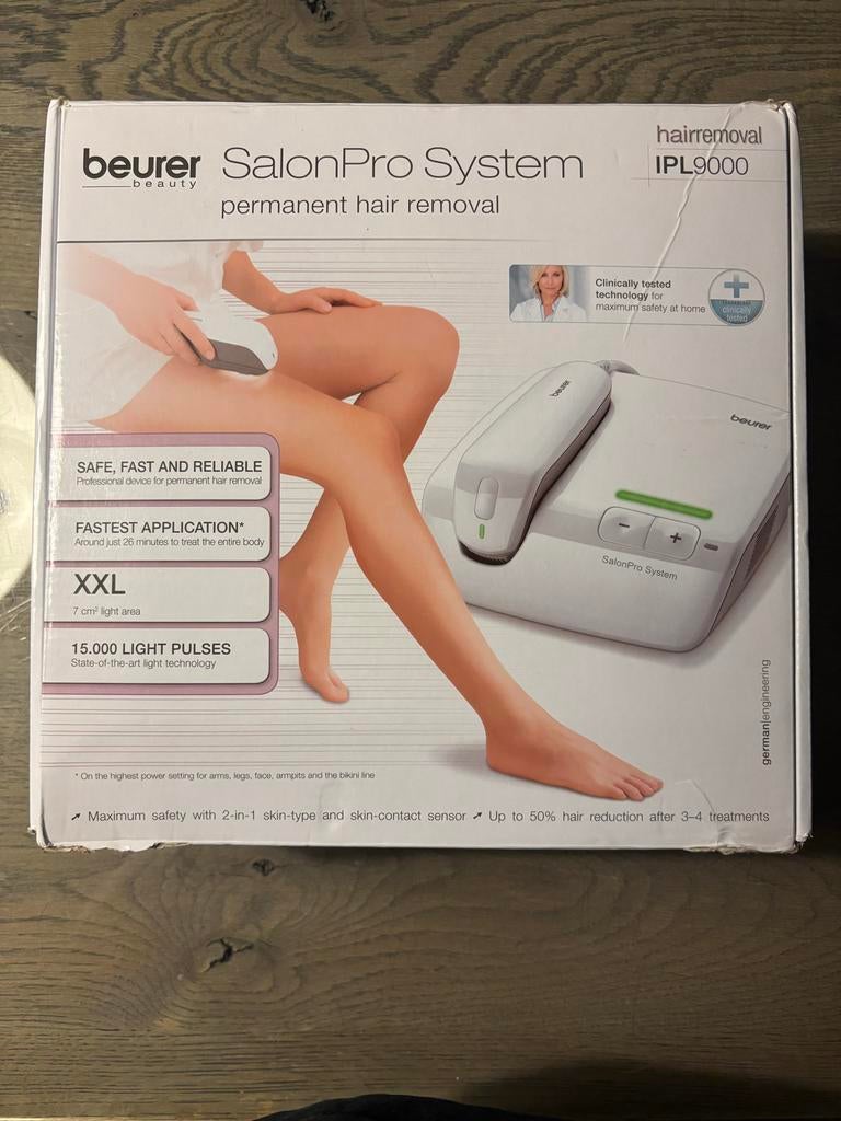 Beurer SalonPro Systeem IPL 9000/10000 Ontharingsapparaat, Ophalen of Verzenden, Nieuw, Overige typen