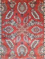 Handgeknoopt oosters wol Sarough tapijt koral 122x190cm, 100 tot 150 cm, Onbekend, Perzisch, Klassiek, Traditioneel, Ophalen of Verzenden
