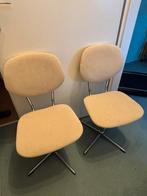 2x Brabantia vintage buisframe stoel jaren 60/70, Huis en Inrichting, Ophalen, Twee, Bruin, Zo goed als nieuw