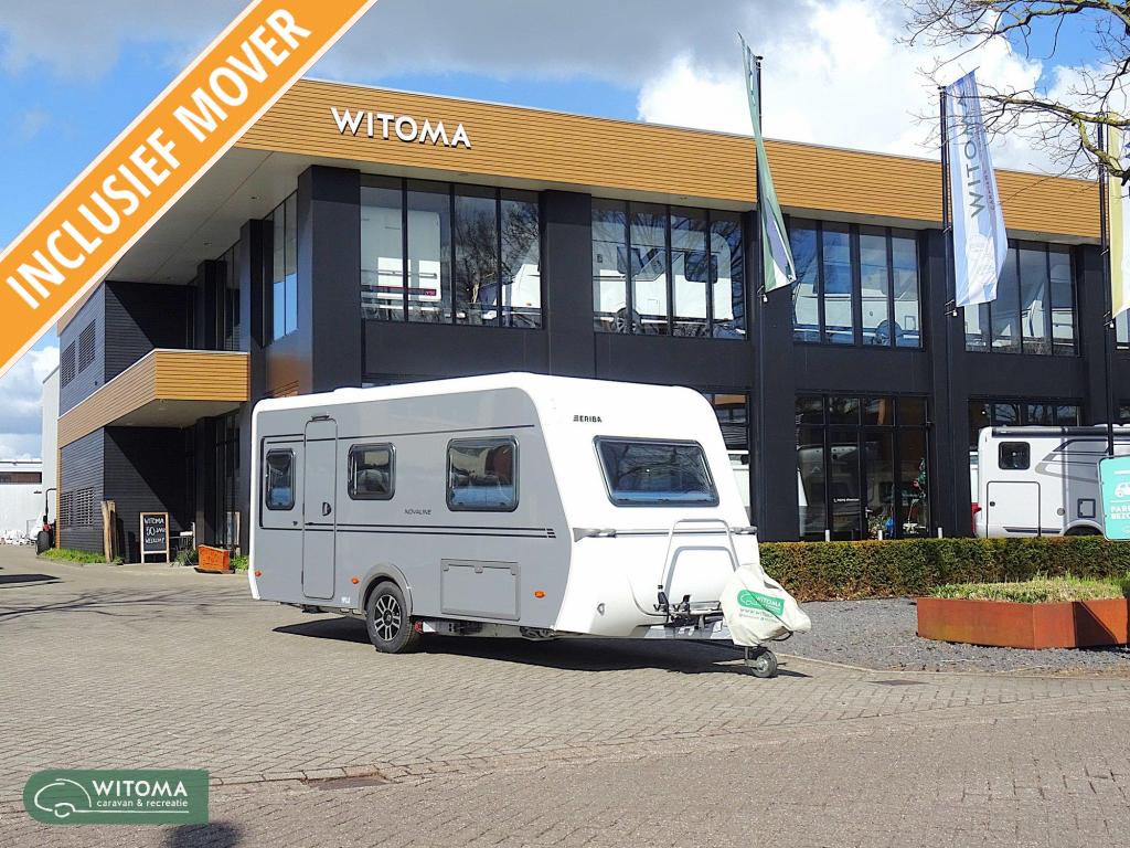 Eriba Novaline 470 Enkelbedden, Standaardzit, Bedrijf, Tot en met 3, Schokbreker