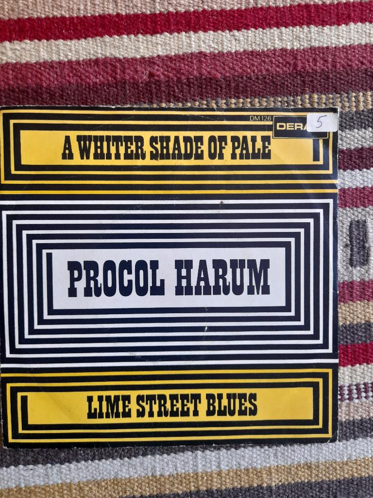 Procol Harum- A Whiter Shade Of Pale single, Gebruikt, 7 inch, Single, Ophalen of Verzenden