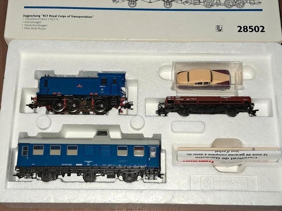 MARKLIN 28502 RCT ROYAL CORPS OF TRANSPORTATION, Hobby en Vrije tijd, Modeltreinen | H0, Wisselstroom, Treinset, Nieuw, Ophalen of Verzenden