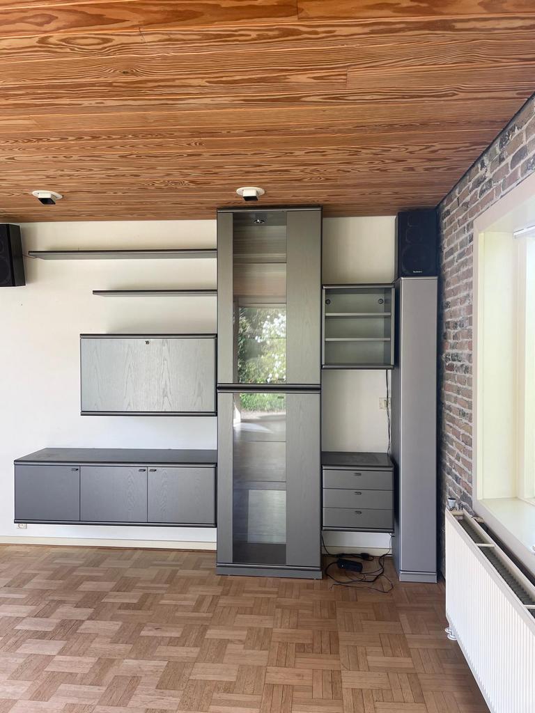 Interstar wandmeubel grijs metallic