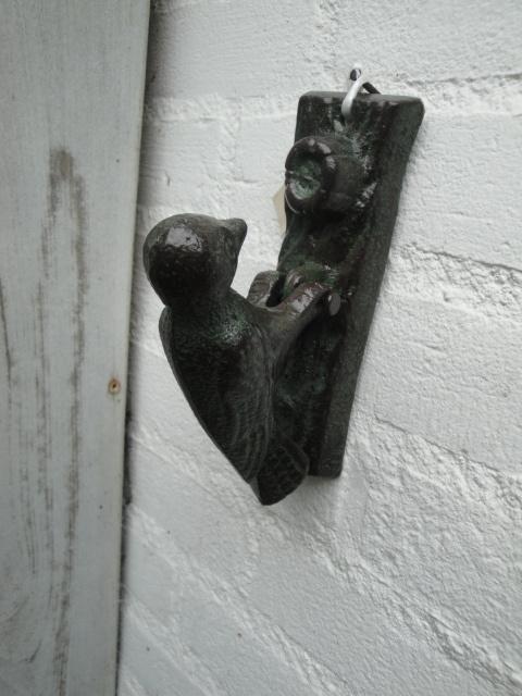 deurklopper specht gietijzer, Tuin en Terras, Ophalen of Verzenden, Nieuw