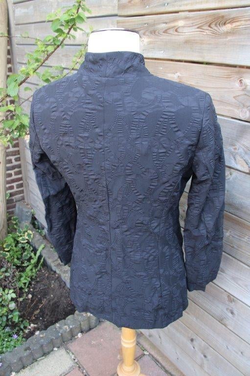 Jasje zwart Purdey Sey Studio mt 38 drukknoop Vaste prijs, Maat 38/40 (M), Sey Studio, Verzenden, Zwart