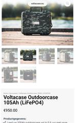 Voltacase Outdoorcase 105Ah (LiFePO4), Ophalen of Verzenden, Zo goed als nieuw, Overige typen
