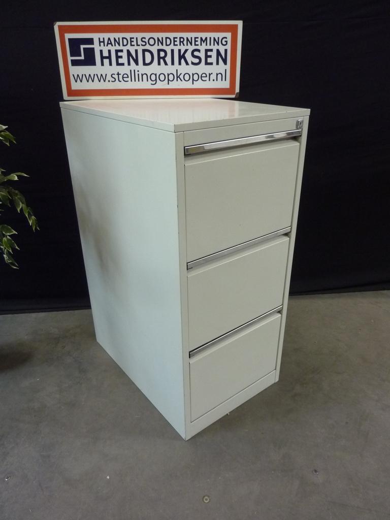Stalen ladekast / hangmappenkast 3 lades 48x71x106cm, Huis en Inrichting, Ophalen, Minder dan 50 cm, Gebruikt, 3 of 4 laden
