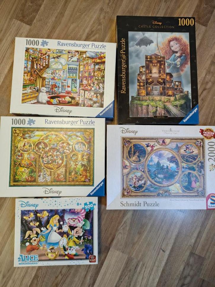 Disney Puzzels van Ravensburger en Schmidt, Kinderen en Baby's, Speelgoed | Kinderpuzzels, Zo goed als nieuw, 6 jaar of ouder