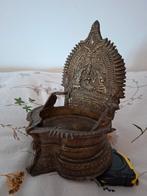 Antieke Bronzen Indiase Olielamp - ca. 13 cm hoog, Antiek en Kunst, Ophalen of Verzenden