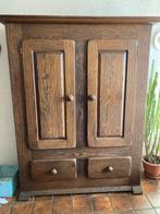 Gratis op te halen: Eiken kast (155x190x51 cm), Ophalen, Gebruikt, Eikenhout, 150 tot 200 cm