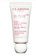 Clarins UV Plus SPF50 Multi-Protection Hydraterende Zonnebra, Ophalen of Verzenden, Zo goed als nieuw, Gehele gezicht, Verzorging