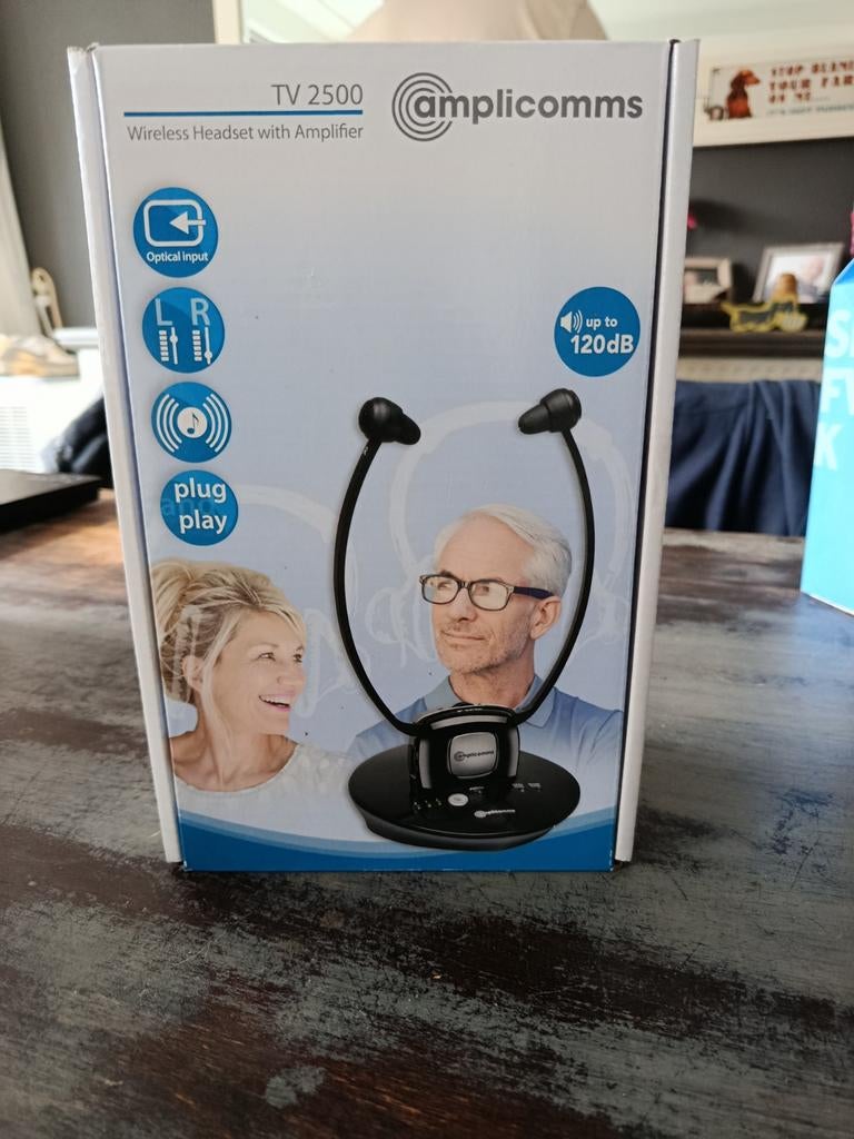 Amplicomms headset, Audio, Tv en Foto, Koptelefoons, Ophalen of Verzenden, Nieuw, Overige merken