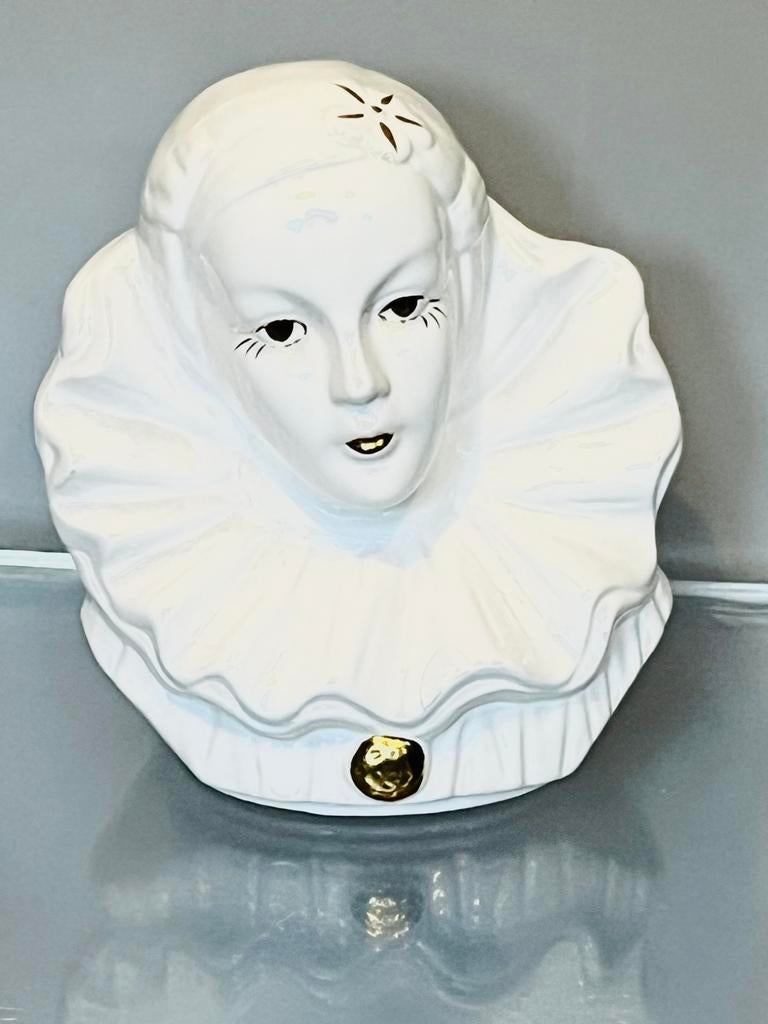 Grote vintage sculptuur uit de  jaren 70  droevige Pierrot, Ophalen of Verzenden, Gebruikt, Dier
