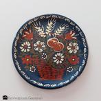 Blauw aardewerk bord Elzas Soufflenheim, Ophalen of Verzenden